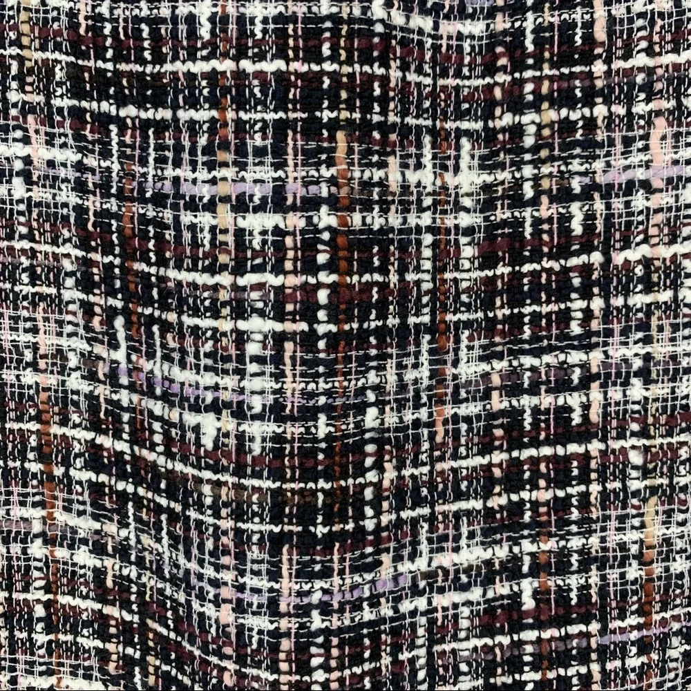 Loft Outlet Multicolor Tweed Shift‎ Mini Skirt